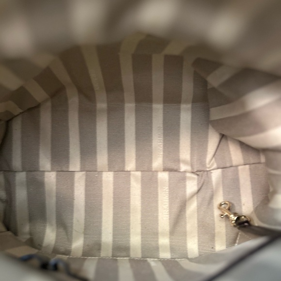 Women’s Brahmin Leather Cream Black Snake Skin Satchel Designer Handbag - Picture 16 of 16